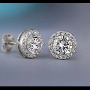 925 Silver Jewelry White Sapphire AAA.